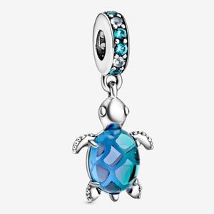 Pandora Murano Glass Sea Turtle Dangle